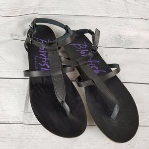 Blowfish Malibu Black Sandals Size 10